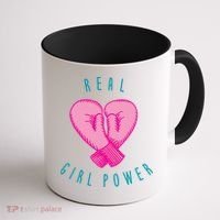 Real Girl Power Boxing  Coffee Mug thumb 1