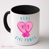 Real Girl Power Boxing  Coffee Mug thumb 0