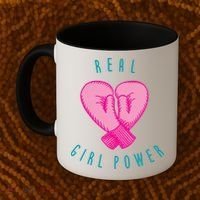 Real Girl Power Boxing  Coffee Mug thumb 2