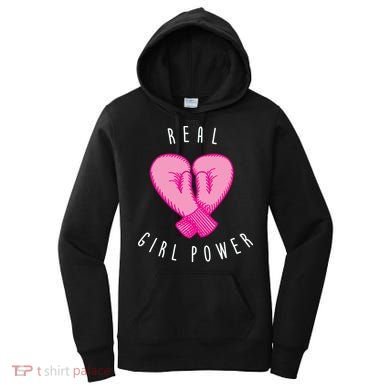 Real Girl Power Boxing  Women's Hoodie