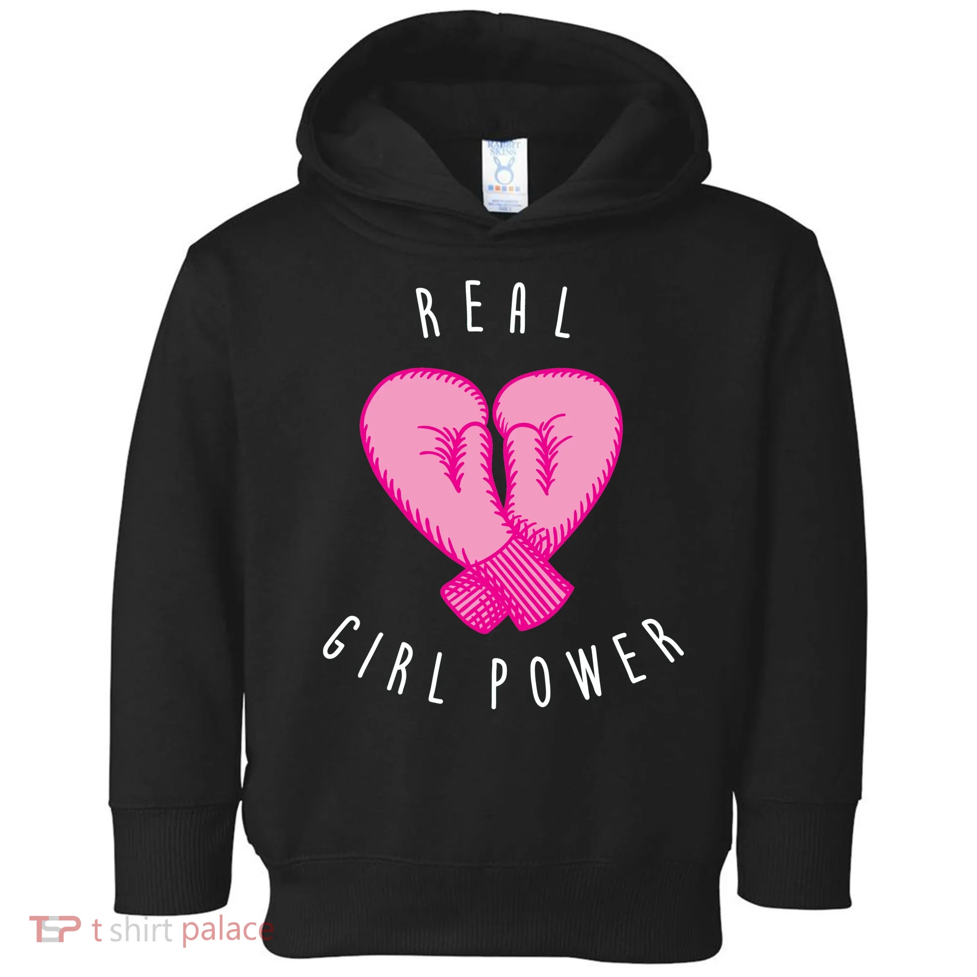 Real Girl Power Boxing  Toddler Hoodie