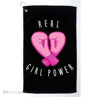 Real Girl Power Boxing  Golf Towel