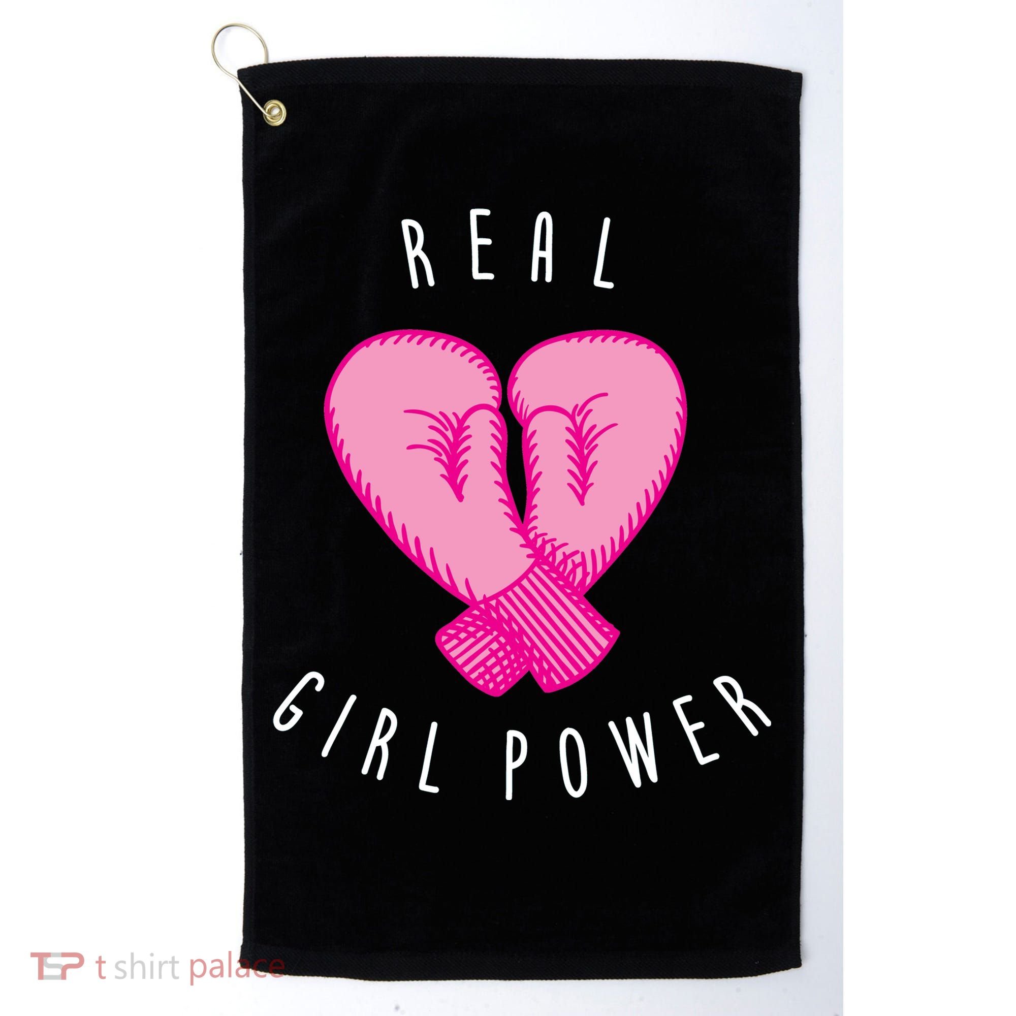 Real Girl Power Boxing  Golf Towel