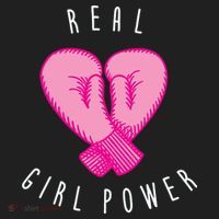 Real Girl Power Boxing  Golf Towel thumb 3