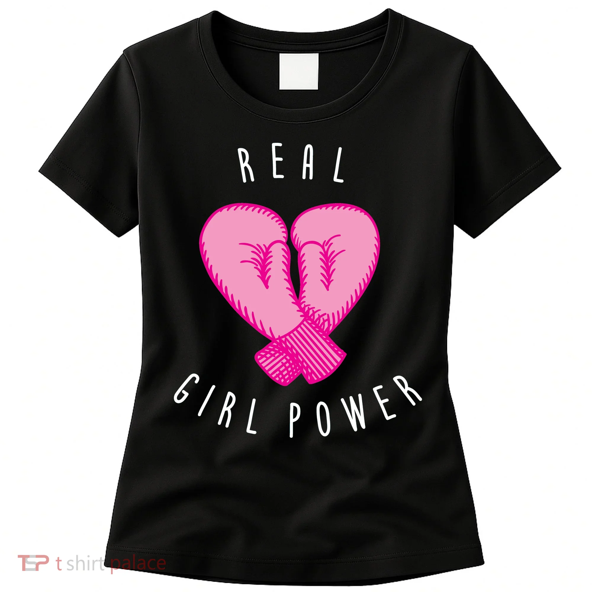 Real Girl Power Boxing  Women's T-Shirt