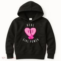 Real Girl Power Boxing  Kids Hoodie thumb 0