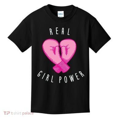 Real Girl Power Boxing  Kids T-Shirt
