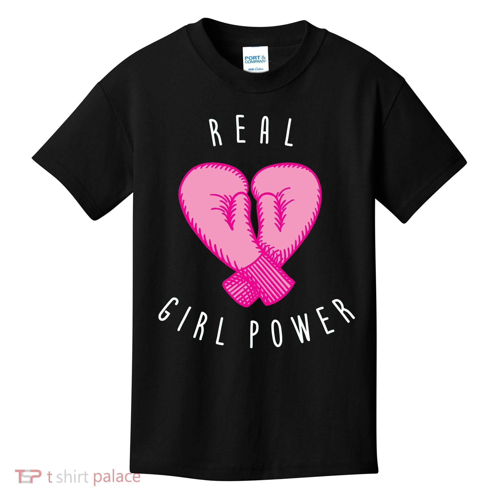 Real Girl Power Boxing  Kids T-Shirt