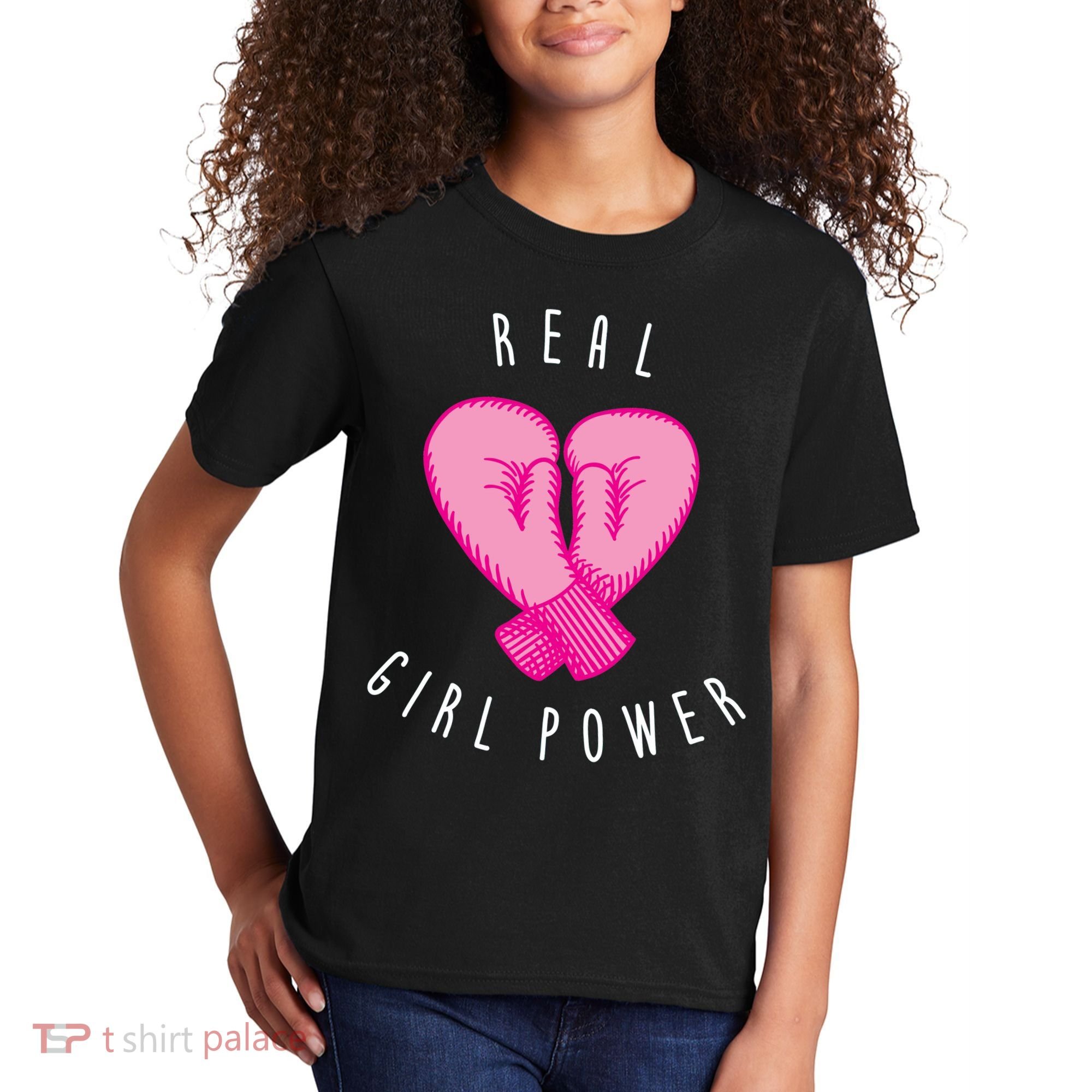 Real Girl Power Boxing  Kids T-Shirt