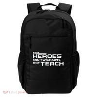 Real Heroes Don't Wear Capes They Teach Backpack thumb 0