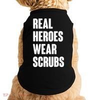 Real Heroes Wear Scrubs Support Doggie Tank thumb 0