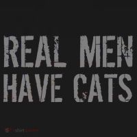 Real Men Have Cats Funny Doggie Tank thumb 4