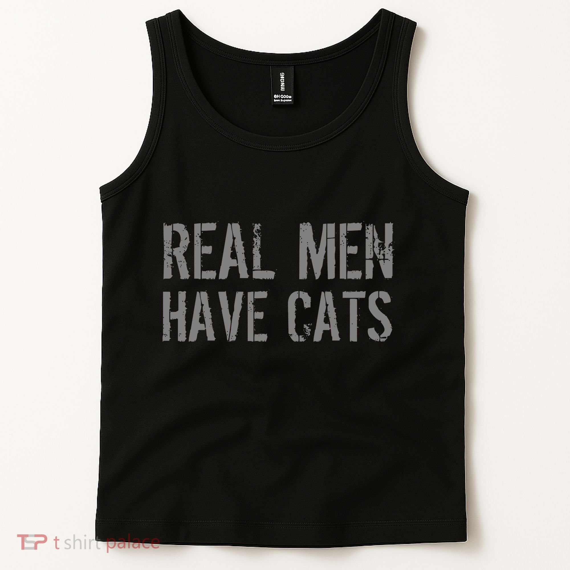 Real Men Have Cats Funny Tank Top