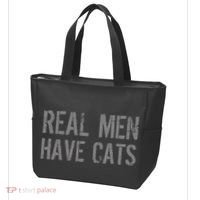 Real Men Have Cats Funny Tote Bag thumb 3