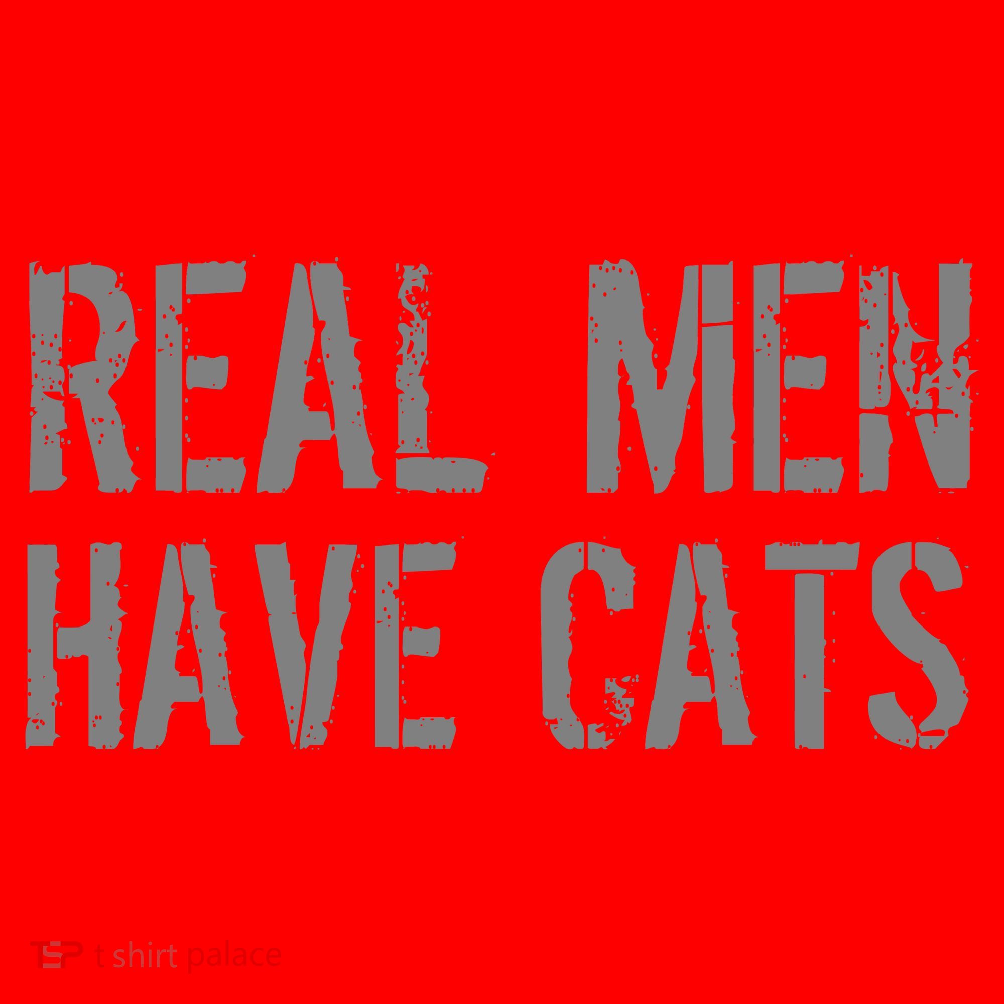 Real Men Have Cats Funny Santa Hat