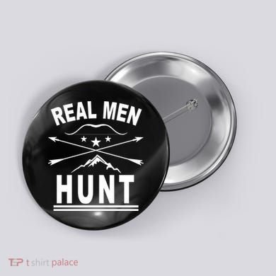 Real Men Hunt Button