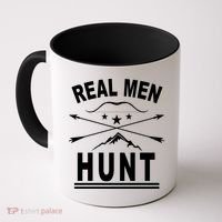 Real Men Hunt Coffee Mug thumb 0
