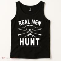 Real Men Hunt Tank Top thumb 2