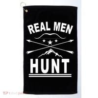 Real Men Hunt Golf Towel thumb 0