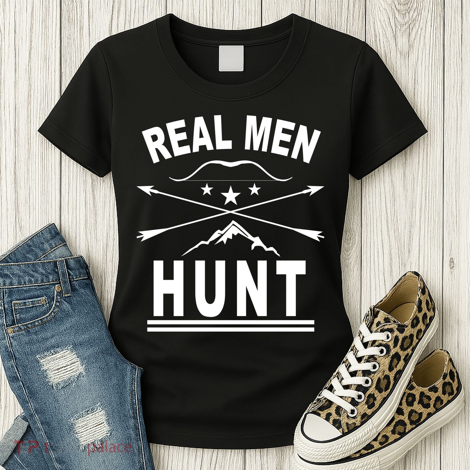 Real Men Hunt Women's T-Shirt