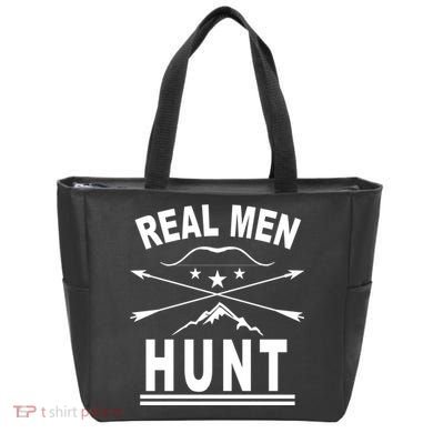Real Men Hunt Tote Bag