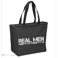 Real Men Hunt For Their Food Tote Bag thumb 2