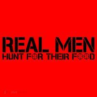 Real Men Hunt For Their Food Santa Hat thumb 1