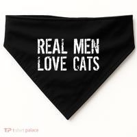 Real Men Love Cats USA-Made Doggie Bandana thumb 0
