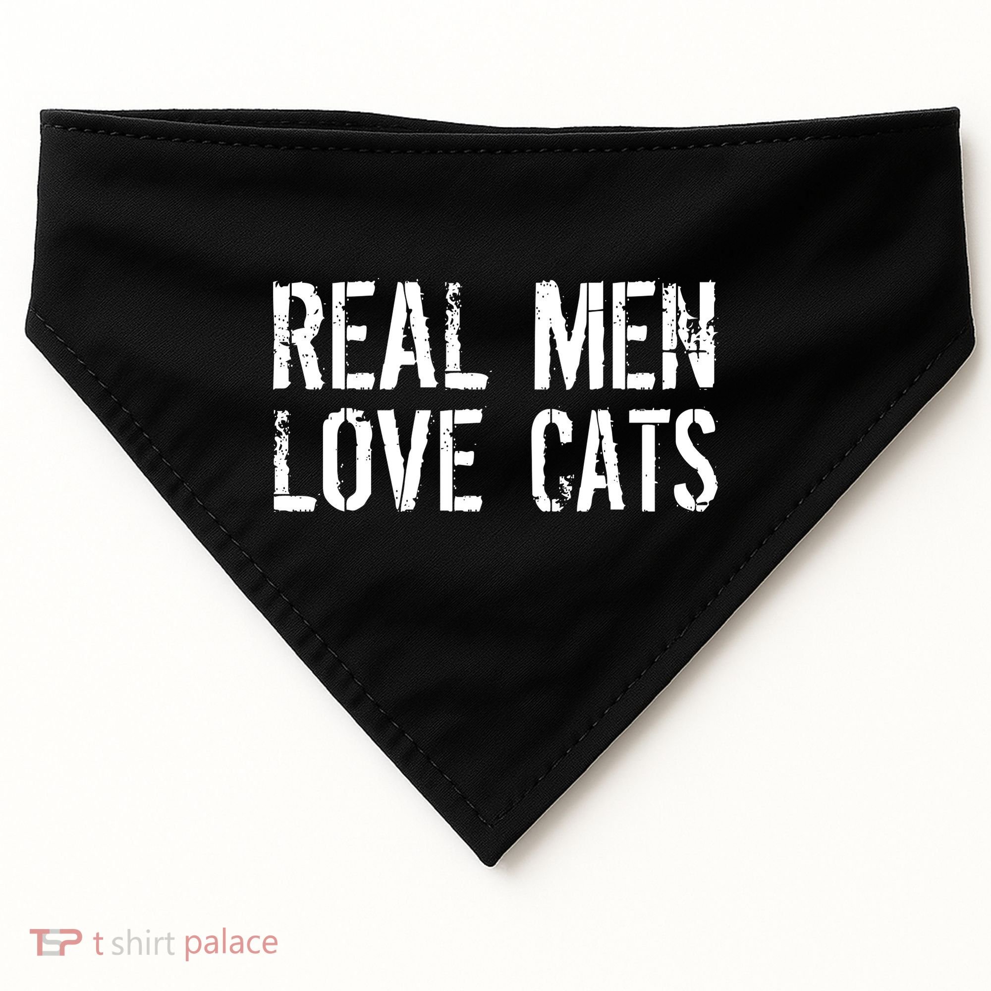 Real Men Love Cats USA-Made Doggie Bandana