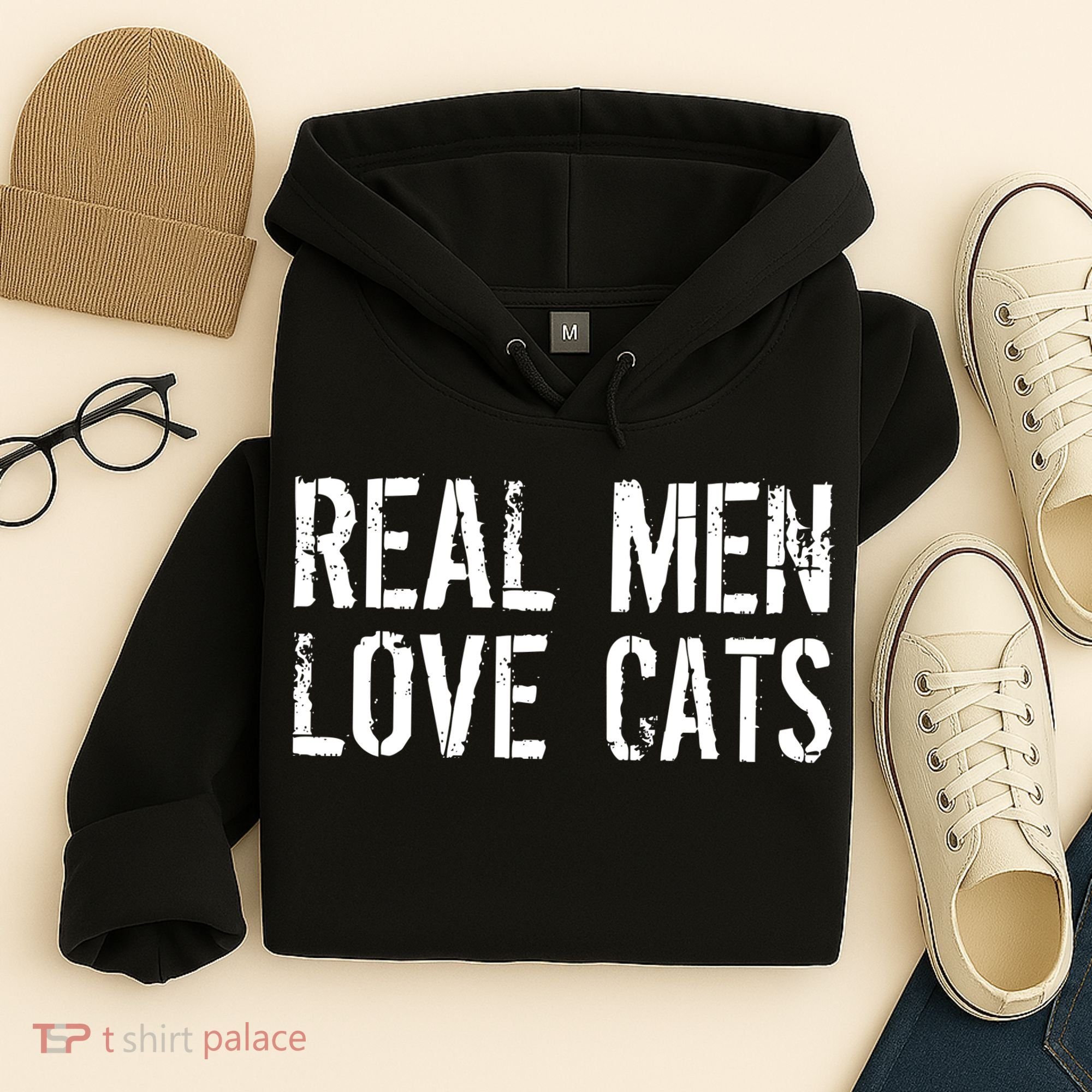 Real Men Love Cats Hoodie