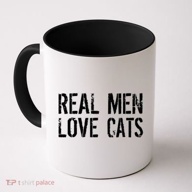 Real Men Love Cats Coffee Mug