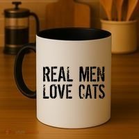 Real Men Love Cats Coffee Mug thumb 4