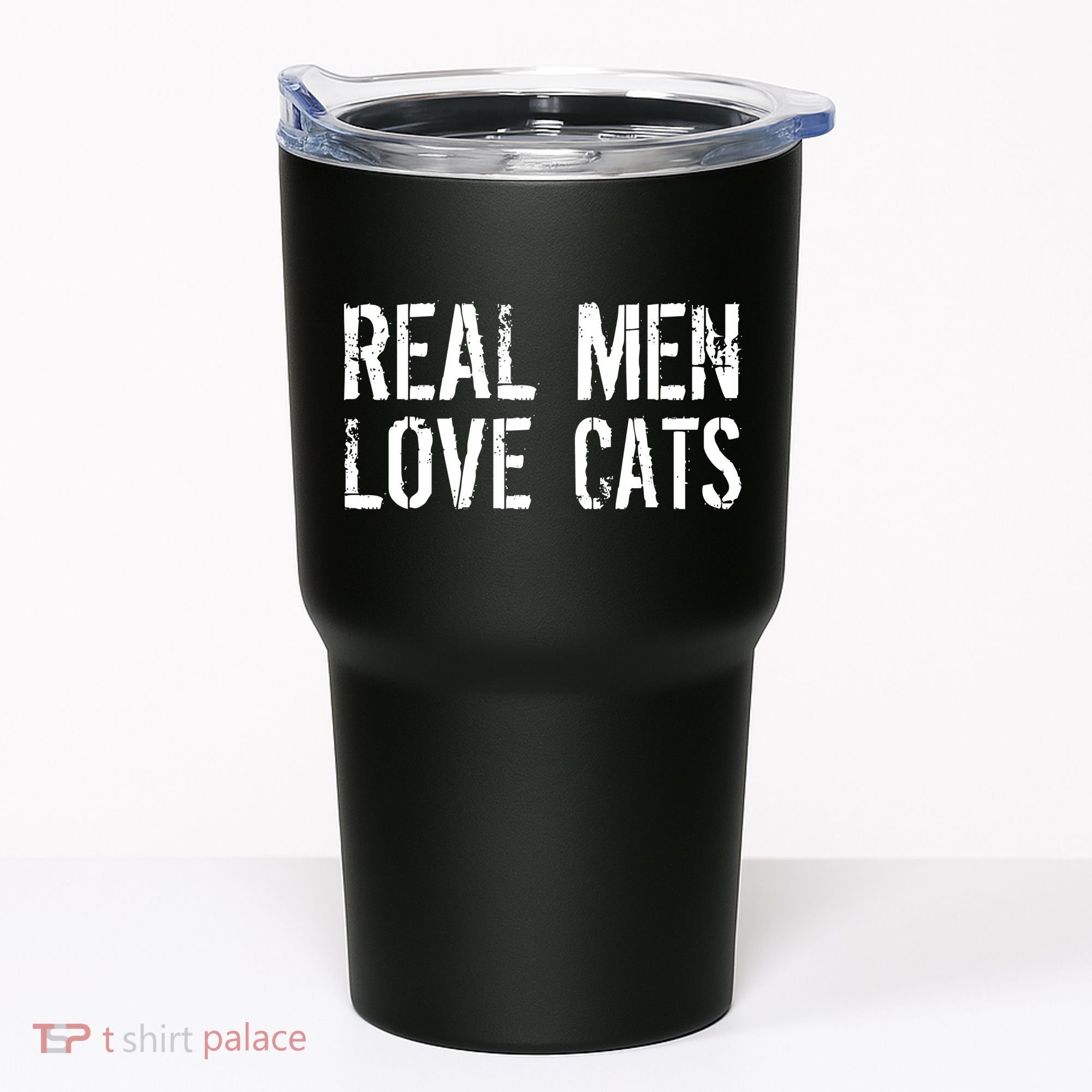 Real Men Love Cats Tumbler