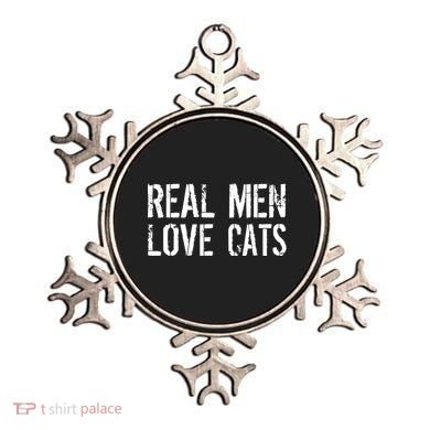Real Men Love Cats Ornament