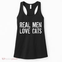 Real Men Love Cats Women's Tank Top thumb 0