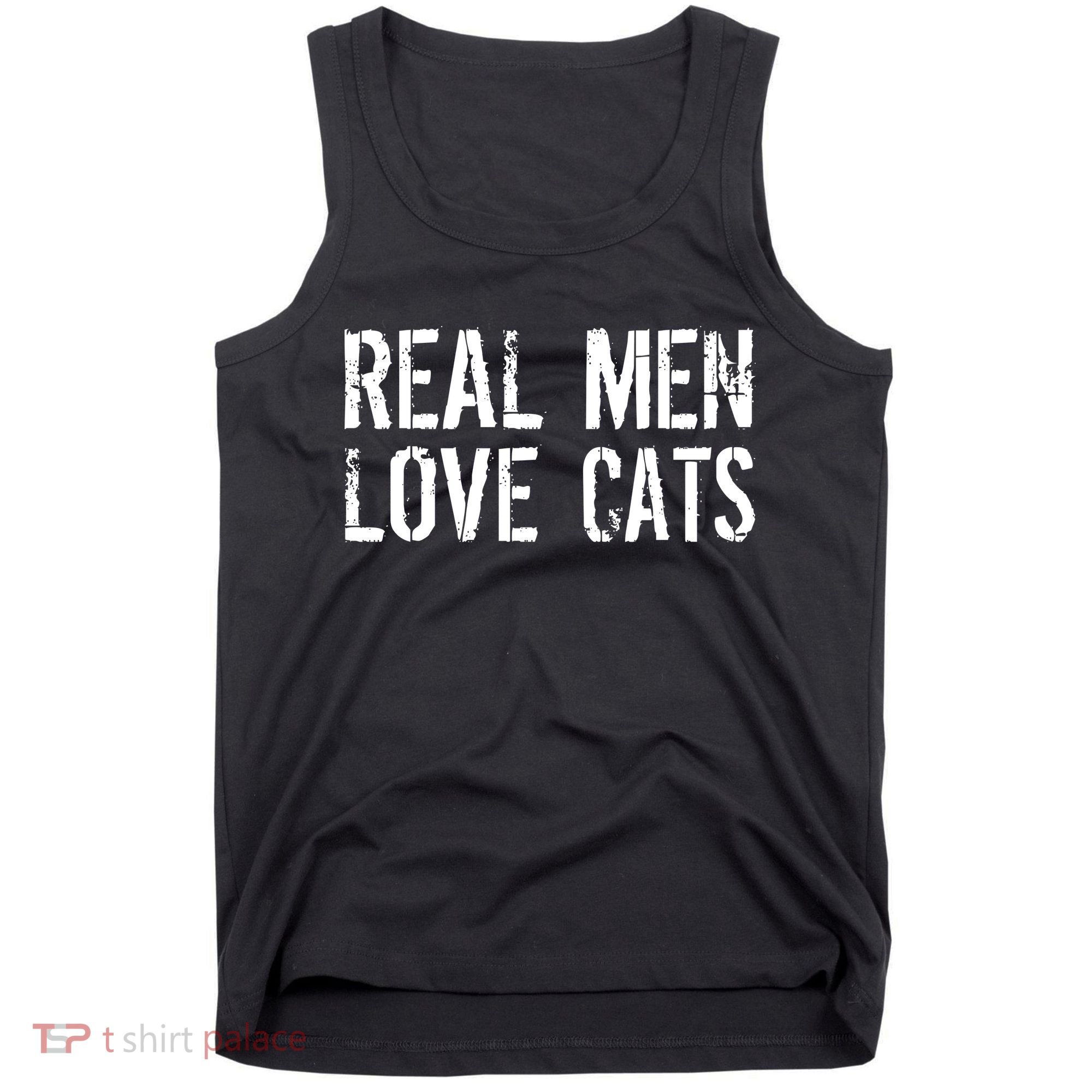 Real Men Love Cats Tank Top