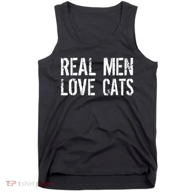 Real Men Love Cats Tank Top