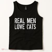 Real Men Love Cats Tank Top thumb 2