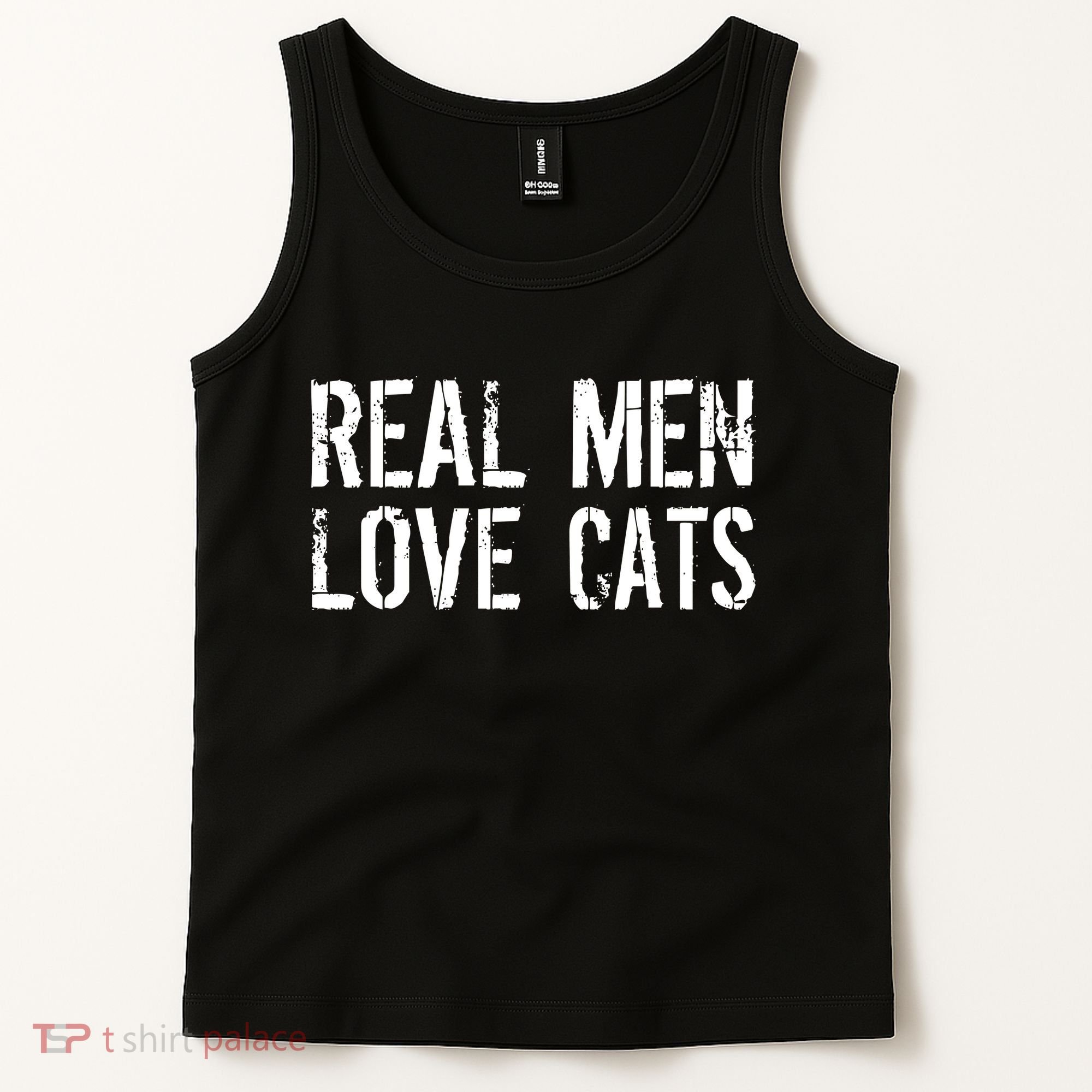 Real Men Love Cats Tank Top