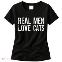 Real Men Love Cats Women's T-Shirt thumb 0
