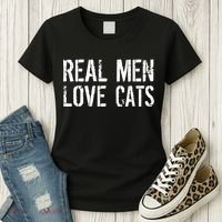 Real Men Love Cats Women's T-Shirt thumb 3