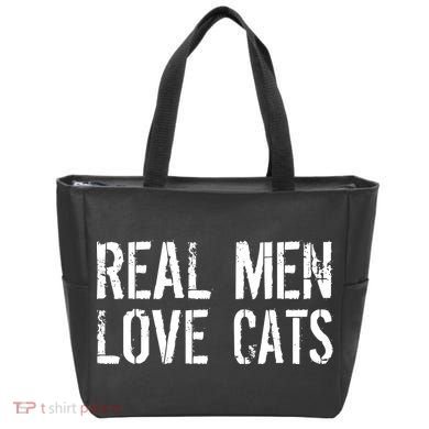 Real Men Love Cats Tote Bag