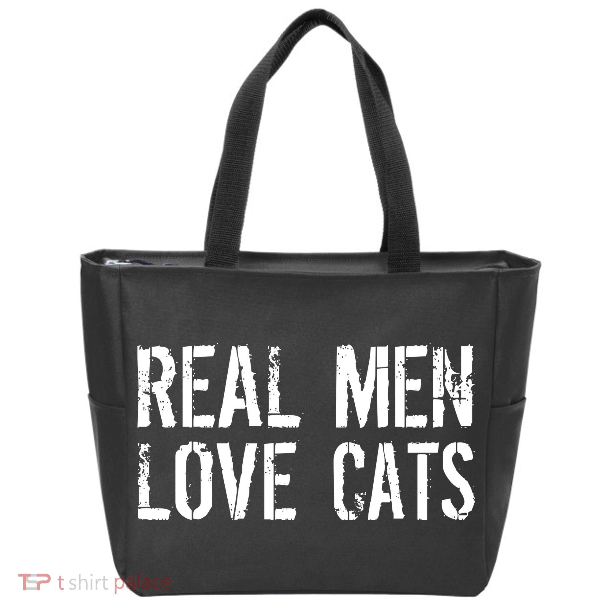 Real Men Love Cats Tote Bag