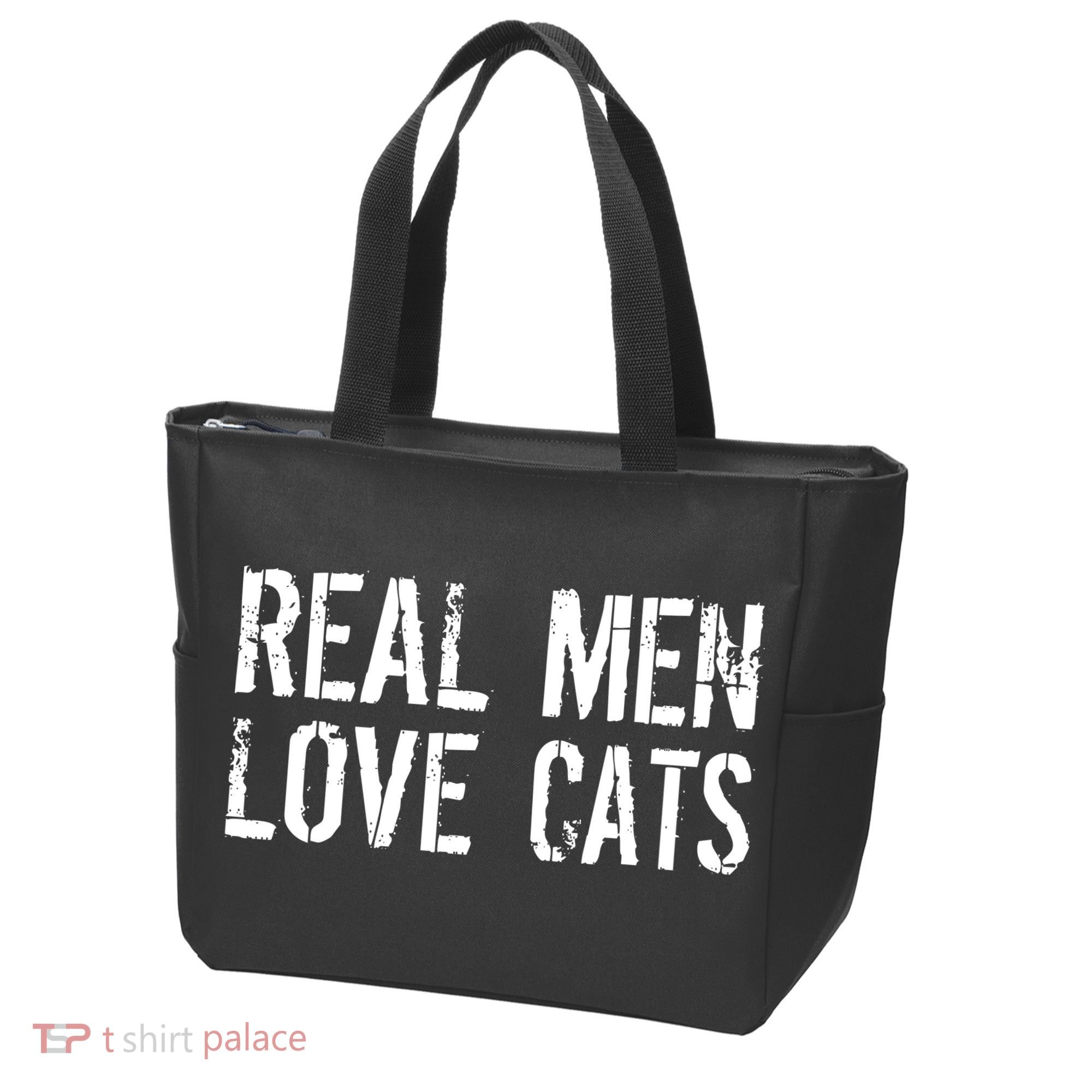 Real Men Love Cats Tote Bag