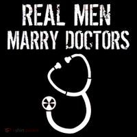 Real Men Marry Doctors Funny Coaster thumb 2