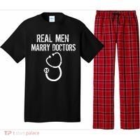 Real Men Marry Doctors Funny Pajama Set thumb 0