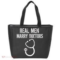 Real Men Marry Doctors Funny Tote Bag thumb 0