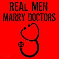 Real Men Marry Doctors Funny Santa Hat thumb 1