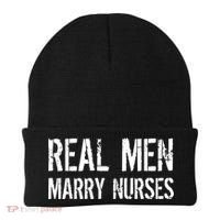Real Men Marry Nurses Beanie thumb 0