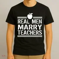 Real Men Marry Teachers T-Shirt thumb 3